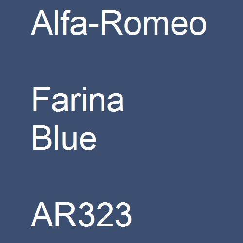 Alfa-Romeo, Farina Blue, AR323.